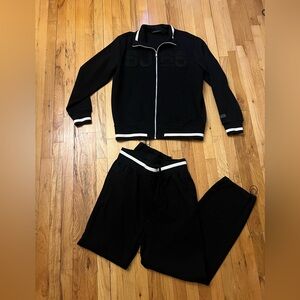 Sean John VINTAGE Black Joggers with White Accent